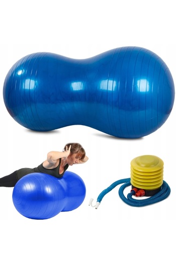 VERK Peanut Double Ball For Fitness, Yoga Or Gymnastics, Blue
