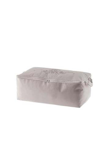 Madame Coco Yeni Sezon Çiçek Desen Baskılı Hurç - Gri - 52x28x21 cm - GRİ