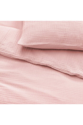 IKEA SCHERSMIN Duvet cover and 2 pillowcases, pale pink, 240 x 220/50 x 80 cm