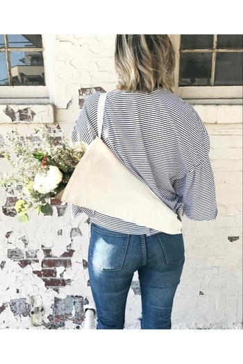 EYPRICH 100% Duck Cotton Flower Carrying Bag