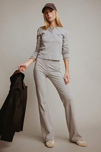 DeFacto Cool Flare Fit Ribana Pants (25 Au)