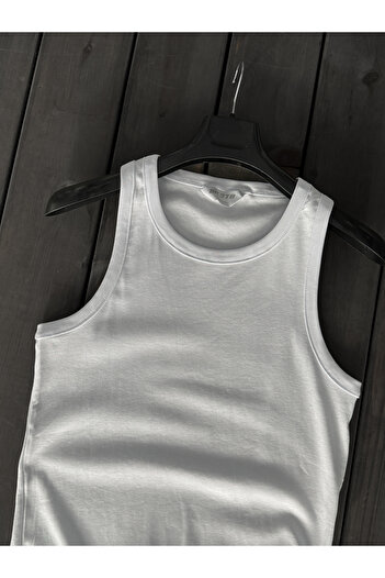 BYBASICMAN Beyaz Basic Atlet G-5721
