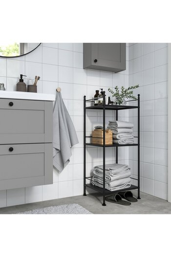 IKEA FRÖSJÖN Shelving unit, black, 40 x 96 cm