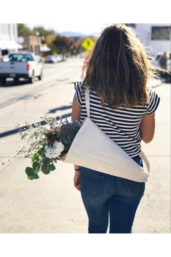 EYPRICH 100% Duck Cotton Flower Carrying Bag