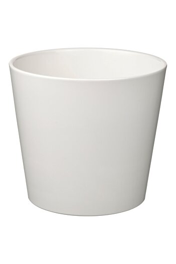 IKEA SOJABÖNA Plant Pot, White, 24 cm