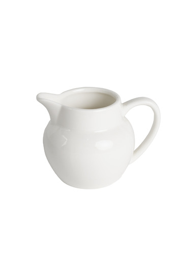SQUALO Elegantly designed white porcelain milk jug (12 pieces) - 10X7.5X7.5 cm