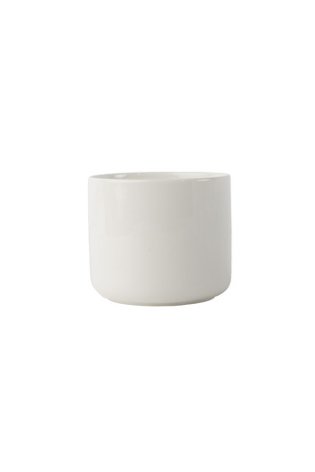 SQUALO Sugar bowl (porcelain) with a modern design - white 10.4X10.4X9 cm