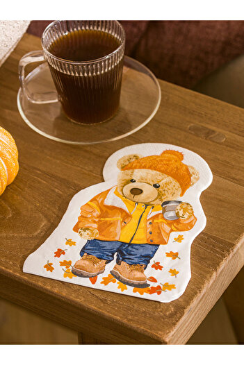 LC Waikiki Sparkling Choices from Shining Store |   Bear Teddy Patterned Paper Napkins 20 Pack