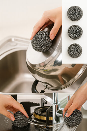 Funny Life 9 Pieces Economical Pack Dishwashing Wire Scrubbing Wire Economical Wholesale Scrubbing Wire