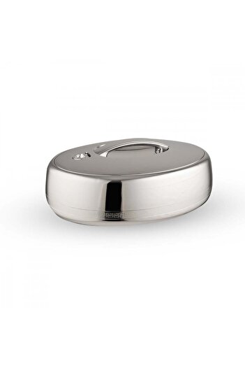 GOLDEN FİRE Golden Fire Chrome Food Container, Silver Color - Capacity (2.50 Liters)