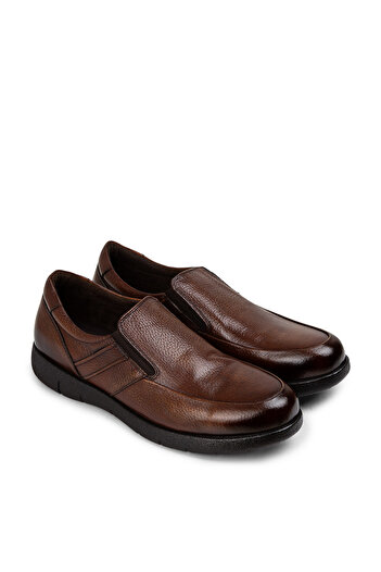 Deery Genuine Leather Brown Men's Shoes