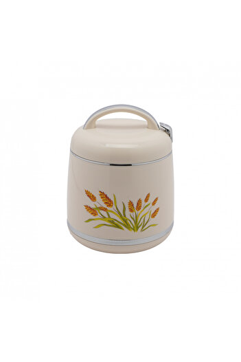 GOLDEN FİRE Versace Golden Fire Food Container - Beige Color - Capacity (2 Liters)