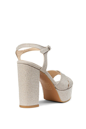 Deery Women's Rose Platform Heeled Evening Dress Shoes
