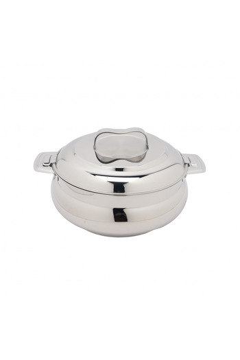 SANJANA Badr Hindi Plain Stainless Steel Thermal Food Container - 2.50 L