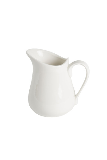 SQUALO Elegantly designed white porcelain milk jug - 12.5X10.5X13 cm