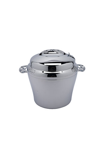 GOLDEN FİRE Golden Fire Food Container, Chrome Color (6 Liters), Made in Taiwan