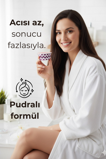 Smoothly 4 Parça Pudralı Soyulabilen Bikini Ağdası - Hassas Ciltler - Tüm Vücut El Ağdası (PENTA) Seti