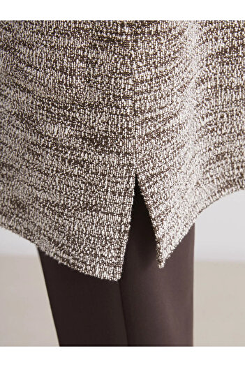 LC Waikiki Lcw Gracebrown Crew Neck Women's Knitwear Cardigan