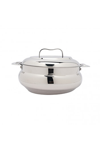 SANJANA Badr Hindi Plain Stainless Steel Thermal Food Container - 2.50 L