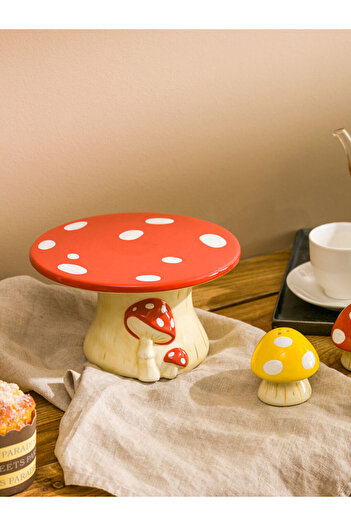 LC Waikiki Sparkling Choices from Shining Store |   Mushroom Figured Standing Serving Bowl 17 cm