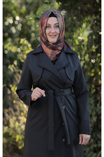 Zey&Ka Butik Waterproof Waist-Tied Trench Coat