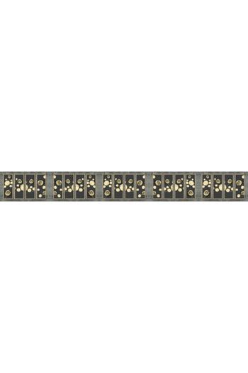 StickerArt Mutfak Tezgah Arası Folyo Fayans Kaplama Folyosu 3d Golden Flower Bordür Motif 60x400 cm