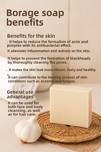 Newleaf 4 Pieces Garlic Soap – Strengthening Soap Against Hair Loss 110g