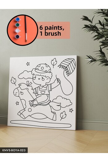 CeSht Canvas Painting Set Includes Brush and Paint