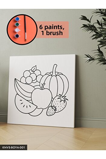 CeSht Canvas Painting Set Includes Brush and Paint