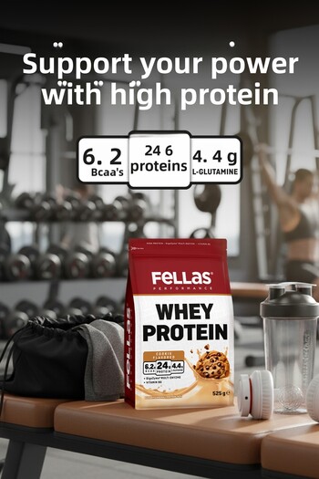Fellas Whey Protein Powder Chocolate Flavored 525g X 2