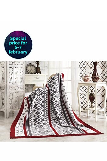 AKSU Cotton Tv Blanket 127X155 Rubus