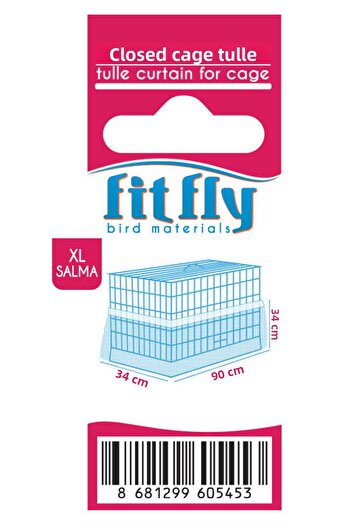 Fit Fly Closed Luxury Tulle XL Salma 34X90X34
