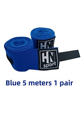 hn sport Επίδεσμος χεριών για πυγμαχία Kick Boxing Muay Thai Wushu Sanda Όλα τα αθλήματα 5m X 2 τεμάχια Ελαστικός επίδεσμος πυγμαχίας