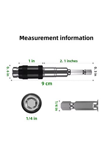 NZB 1 Piece Angled Swivel Head Bits Tip 1/4 Inch 90 mm Magnetic Drill Compatible 20 °   Socket Tip
