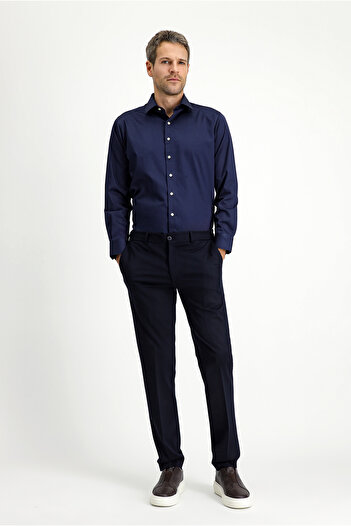Kiğılı Techno-Line Slim Fit Slim Fit Lycra Knitted Classic Fabric Trousers