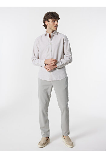 Jack & Jones Чоловічий крем для схуднення Gomlek JJELINEN BLEND LS SN