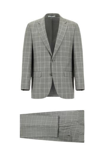Kiğılı Relaxed Fit Comfortable Cut Classic Plaid Suit