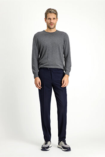 Kiğılı Regular Fit Lycra Classic Fabric Trousers