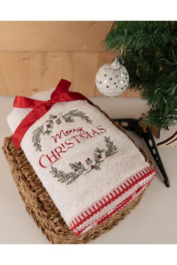 Baveno Cotton 2-Piece Modern & Stylish Design Gift Towel Set