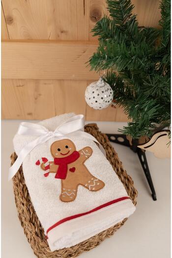 Baveno Cotton 2-Piece Modern & Stylish Design Gift Towel Set