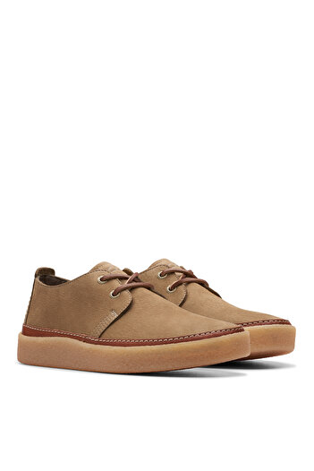 CLARKS Kahve Erkek Nubuk Günlük Ayakkabı Clarkwood Low