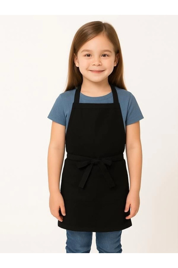 Bilenn Tekstil Strap Children's Apron No 2 - 48 Black