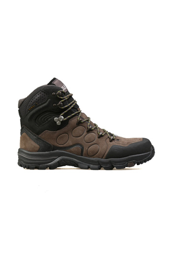 Jack Wolfskin 4022281-5200070 Ανδρικές μαύρες μπότες εξωτερικού χώρου χακί