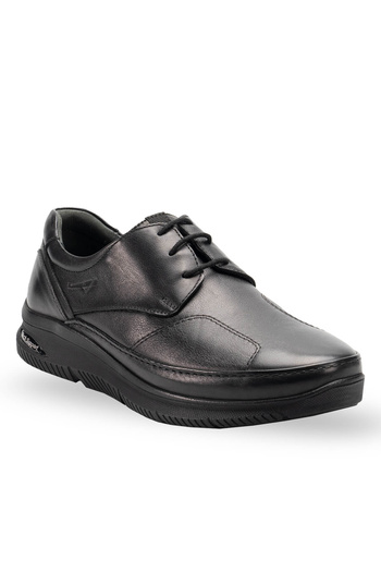 Forelli Due-Halluks 46116 Men's Genuine Leather Shoes Black