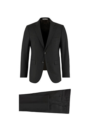 Abdullah Kiğılı Slim Fit Slim Fit Wool Classic Suit