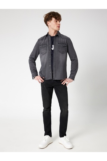 Loft Slim Fit Men's Shirt U.Sleeve