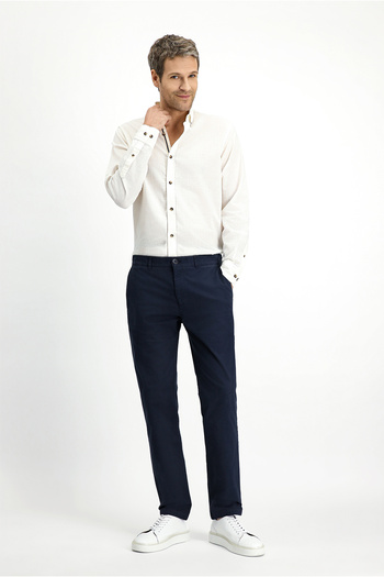 Kiğılı Regular Fit Lycra Canvas / Chino Pants