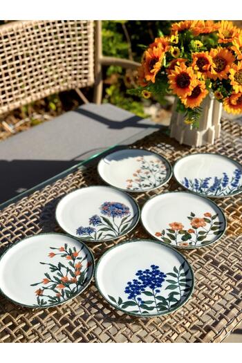 Porland Flower Garden Servis Takımı 6 Parça 24cm