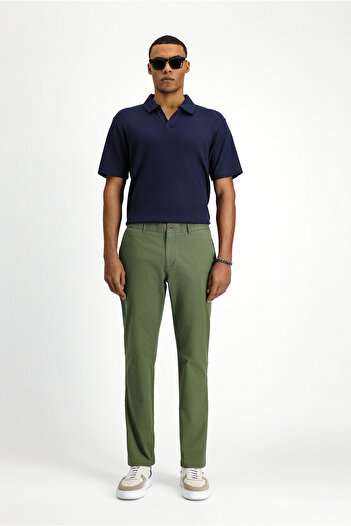 Kiğılı Regular Fit Lycra Canvas / Chino Pants