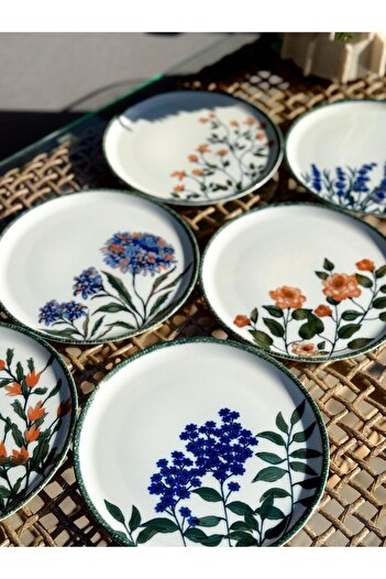 Porland Flower Garden Karma Pasta Takımı 6 Parça